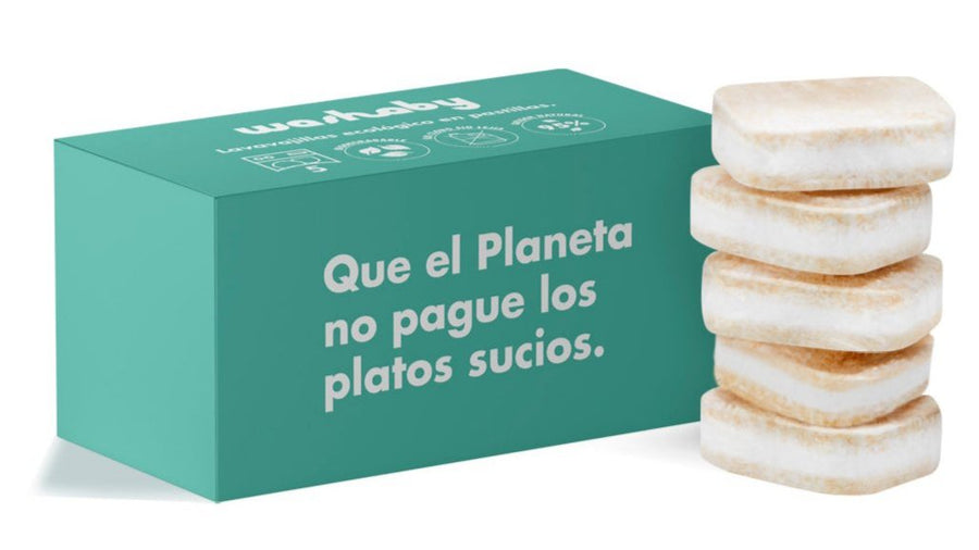 Pack de prueba de 5 pastillas ecológicas para lavavajillas, TODO en 1